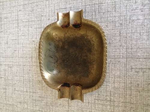 Brass ashtray