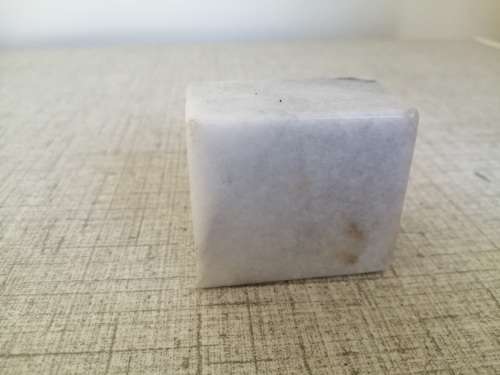 Thermometer set in marble