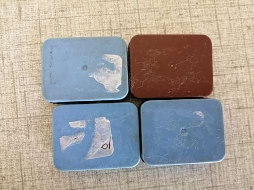 4 x Old Snuff tins