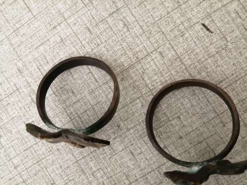 Lovely Brass serviette rings
