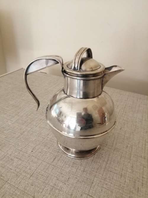 Vintage silver plated hot water pot