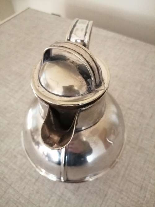 Vintage silver plated hot water pot