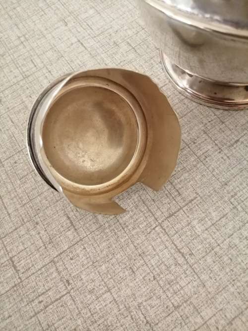 Vintage silver plated hot water pot