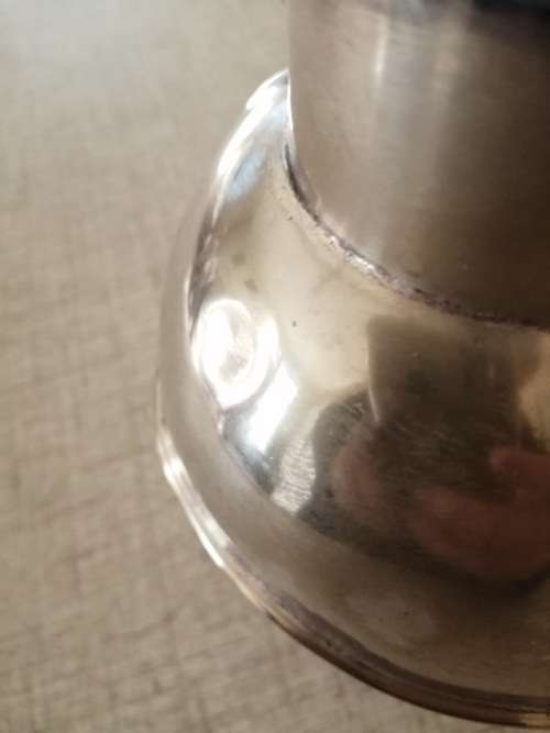 Vintage silver plated hot water pot