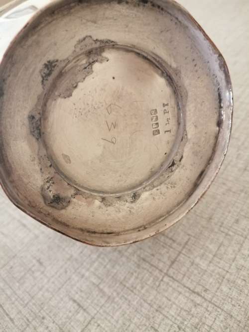 Vintage silver plated hot water pot