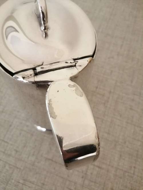 Vintage silver plated hot water pot