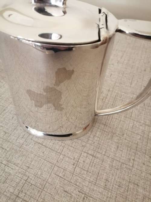 Vintage silver plated hot water pot
