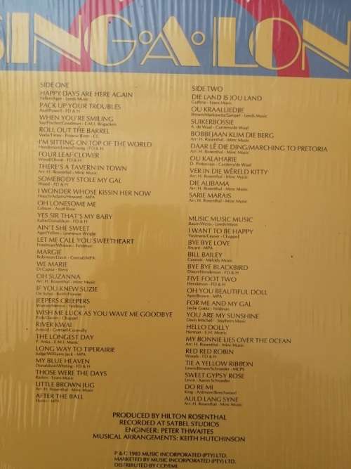 Dance on Sing a long LP