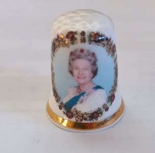 Queen Elizabeth Golden Jubilee thimble
