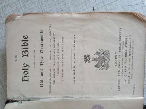 Antique Holy Bible