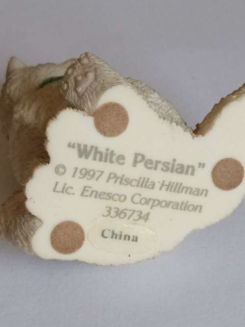 White Persian 1997 Priscilla Hillman collection