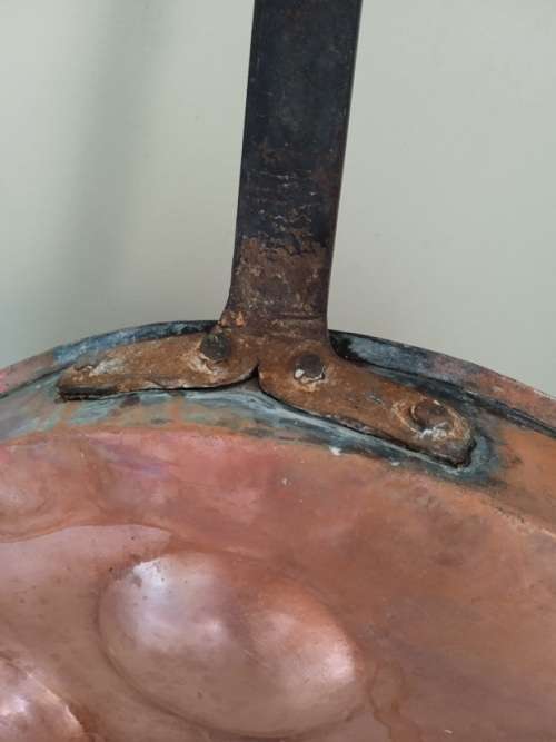 Antique/Vintage Copper Escargo/egg pan