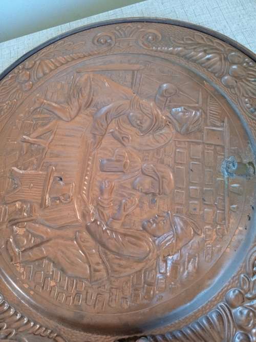 Stunning copper wall plate
