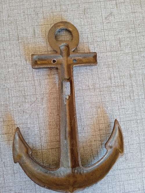 Brass Anchor wall decor