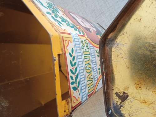 Vintage Hagues Pretzels Tin circa 1970