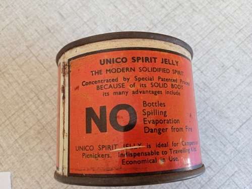 Vintage Unico Spirit Jelly tin