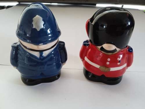 Gorgeous Police men salt and pepper sellars