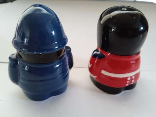 Gorgeous Police men salt and pepper sellars