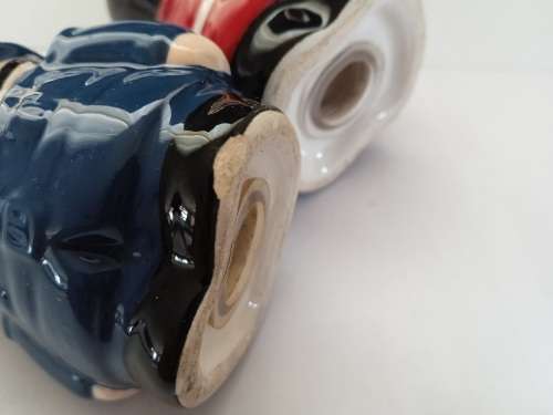 Gorgeous Police men salt and pepper sellars