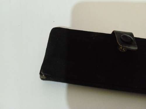 Vintage petite point lipstick/makeup mirror