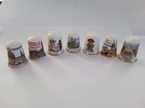 7 x Collectable Thimbles