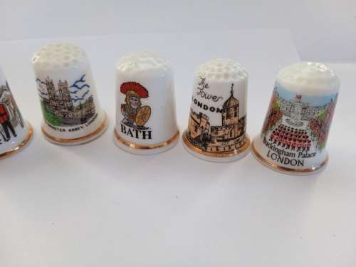 7 x Collectable Thimbles