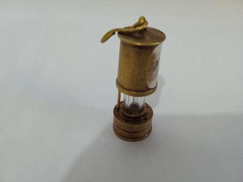 Brass Hurricane lamp for printers tray