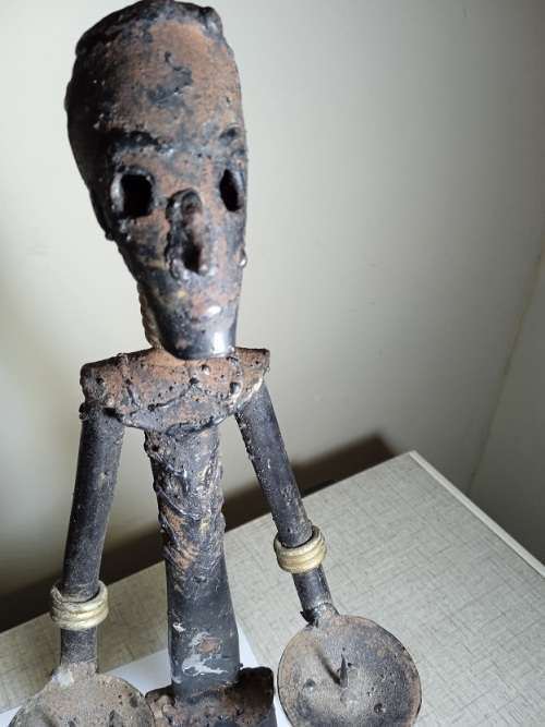 Ethnic metal/steel candle holders