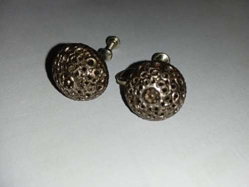 Pierced design earrings
