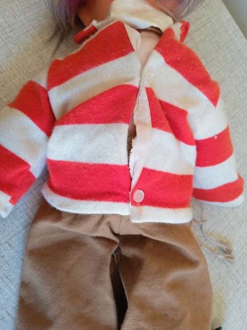 Vintage Sebino clown doll, made in Italy, circa 1970