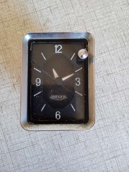 Vintage Jaeger Italia Dasboard clock possibly for a Mazarati