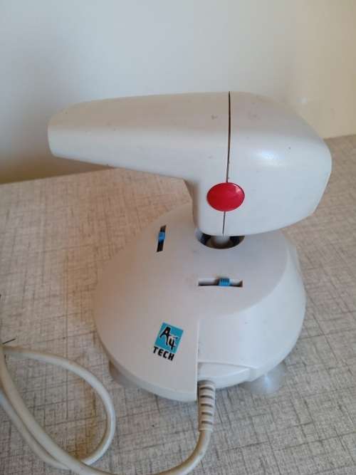 Vintage analog Logitech joystick with 15 pin connector