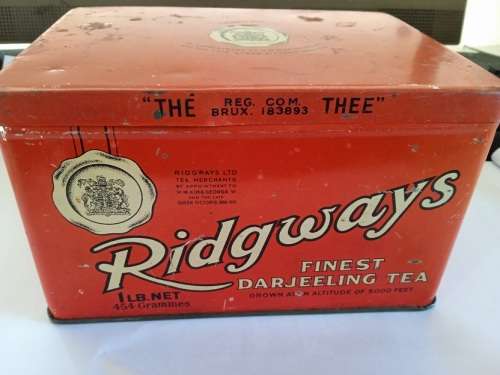 Vintage Ridgways Tea Tin