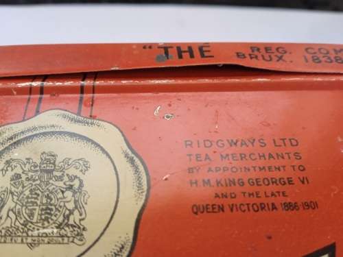 Vintage Ridgways Tea Tin
