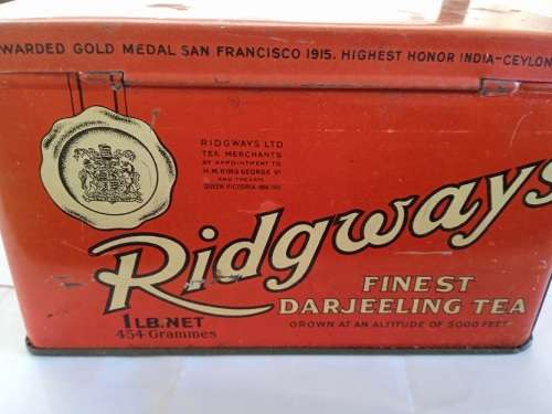 Vintage Ridgways Tea Tin