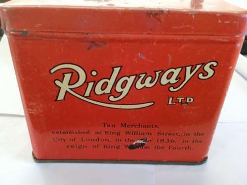 Vintage Ridgways Tea Tin