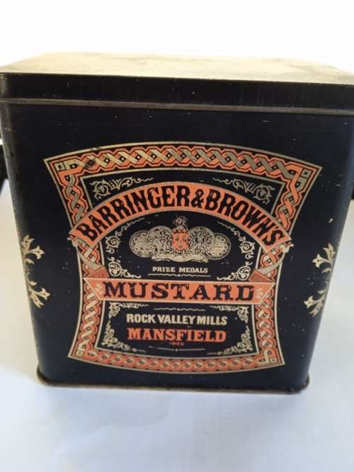 Barringer and Brown`s Mustard tin
