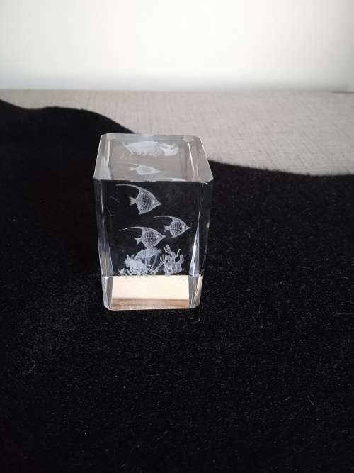Stunning glass paper weight