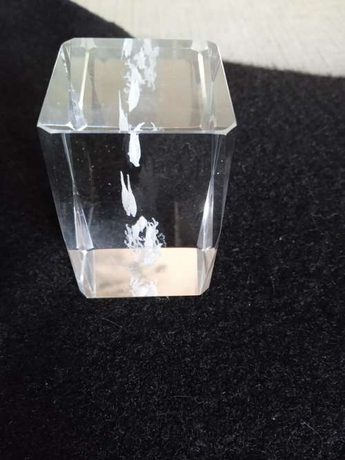 Stunning glass paper weight