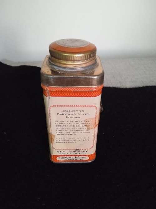 Johnson`s Baby/toilet powder tin Circa 1950