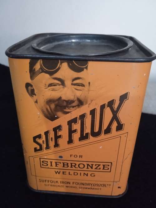 Vintage SIF Flux tin