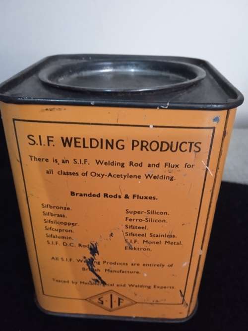 Vintage SIF Flux tin