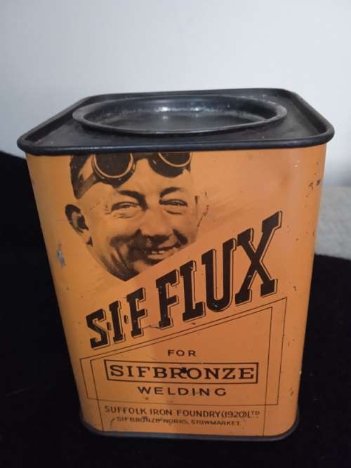 Vintage SIF Flux tin