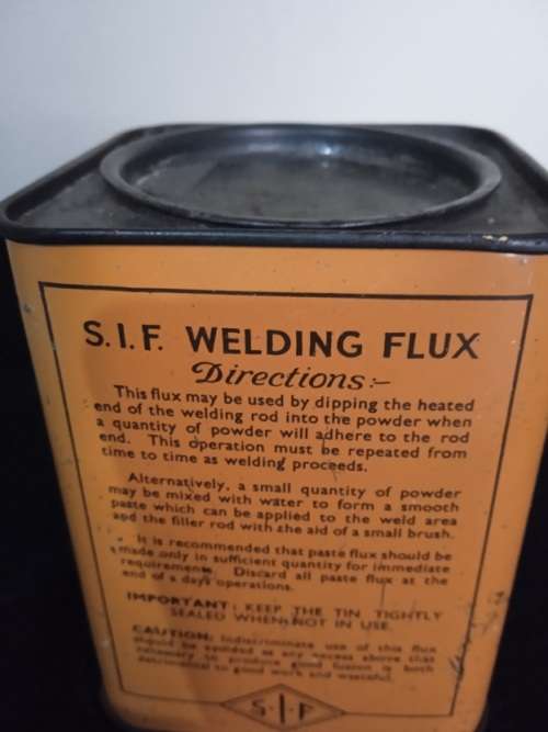 Vintage SIF Flux tin