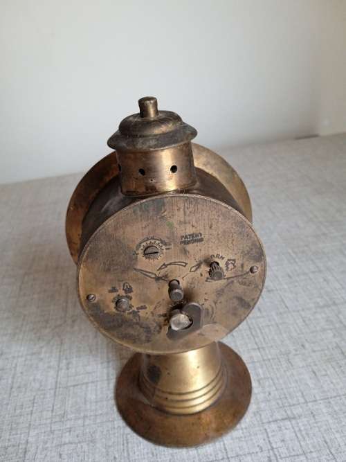 Vintage Swiza brass alarm clock, not working