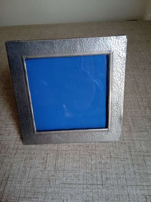 Small hand crafted pewter frame