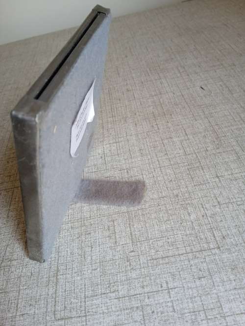Small hand crafted pewter frame