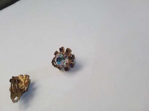 Lovely flower clipon earrings