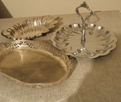 Some silver plated servers