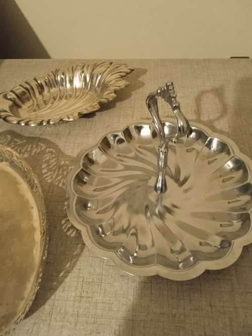 Some silver plated servers